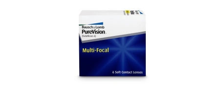 עדשות מגע חודשיות מולטיפוקל פיור וויז'ן Purevision Multifocal עדשות מגע חודשיות מולטיפוקל פיור וויז'ן Purevision Multifocal