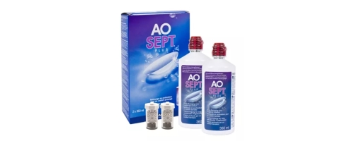 זוג תמיסות לעדשות מגע אאוספט Aosept זוג תמיסות לעדשות מגע אאוספט Aosept