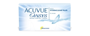 עדשות מגע דו שבועיות אקיוביו אואזיס Acuvue Oasys