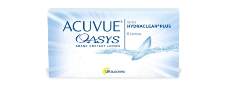 עדשות מגע דו שבועיות אקיוביו אואזיס Acuvue Oasys