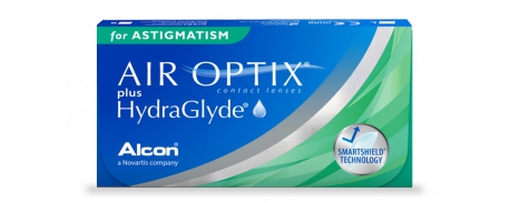 עדשות מגע חודשיות טוריות אייר אופטיקס Air Optix HydraGlyde for Astigmatism