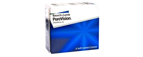 עדשות מגע חודשיות פיור וויז'ן PureVision