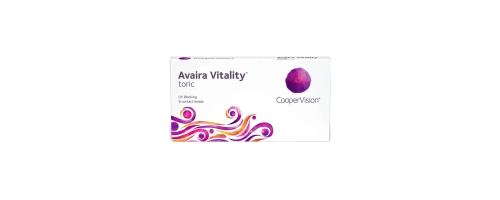 עדשות מגע דו שבועיות טוריות אווירה ויטליטי Avaira Vitality Toric 6pck