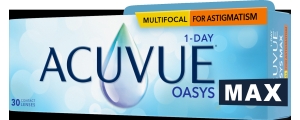 אקיוביו אואזיס מקס מולטיפוקל טוריות 1Day Acuvue Oasys Multifocal For Astigmatism