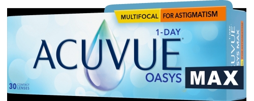 אקיוביו אואזיס מקס מולטיפוקל טוריות 1Day Acuvue Oasys Multifocal For Astigmatism